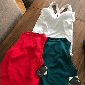 3 athletic tops